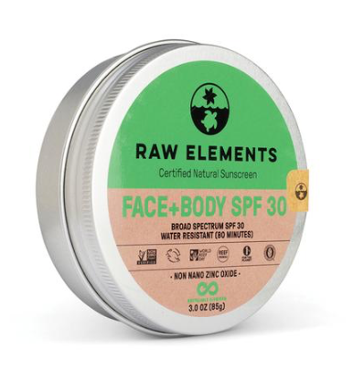 Raw Elements - Face & Body Sunscreen Tin SPF30+