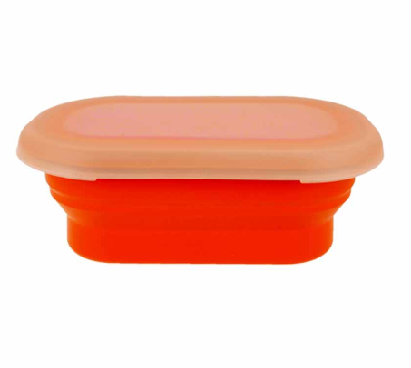 Silicone Collapsible FlexiBox - Small / 矽膠蓋可摺疊食物盒 - 小