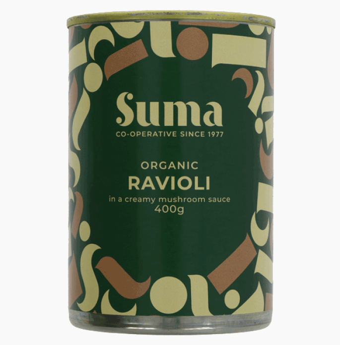 Suma Organic Ravioli with Mushroom Sauce