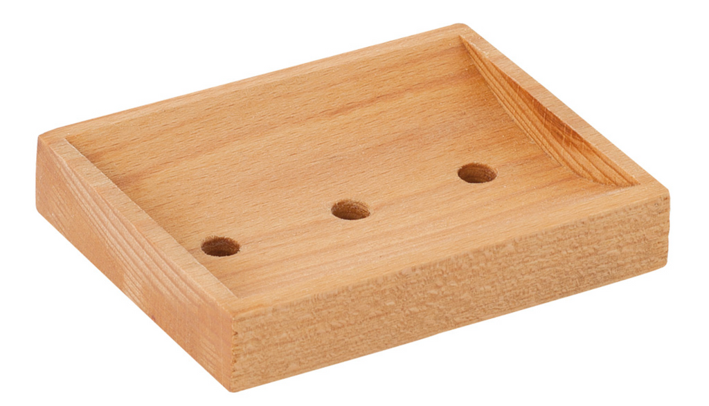 Wooden Rectangular Soap Dish