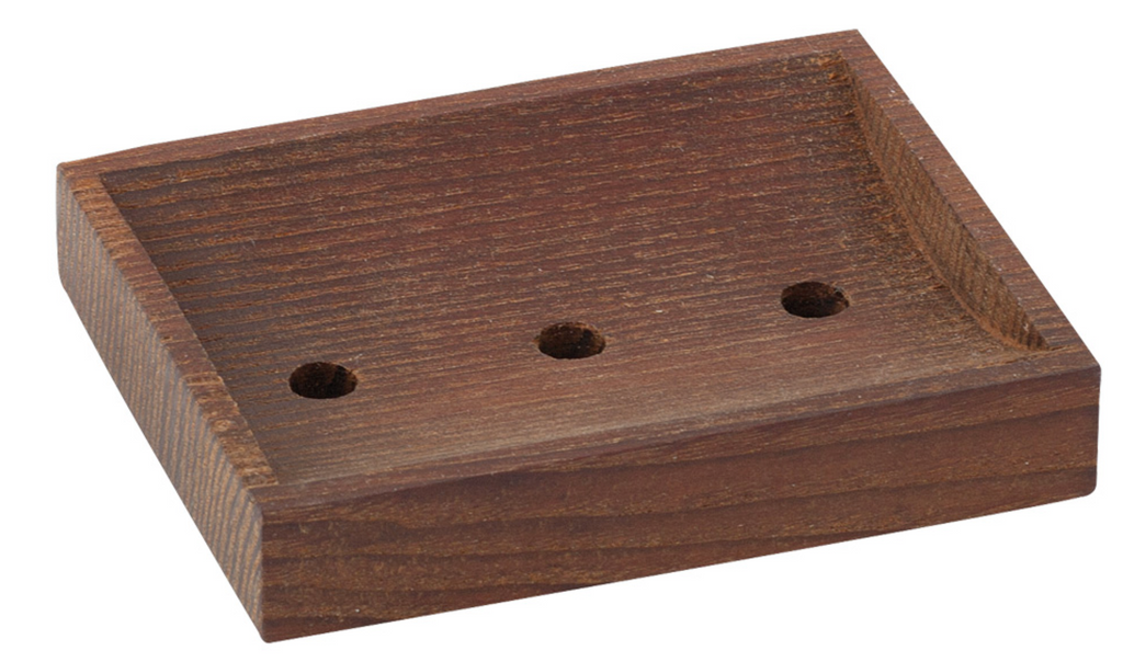 Wooden Rectangular Soap Dish