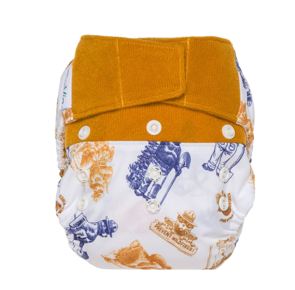 GroVia Hybrid Shell Snap Diaper Cover (fits 8-30 lbs)