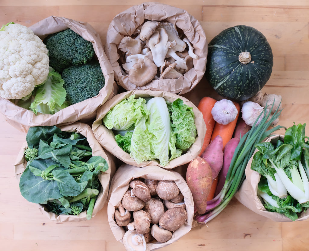 Pre-order Organic Fresh Vegetable Basket / 預訂本地有機蔬菜籃