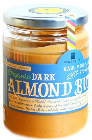 Raw Stoneground Sprouted Almond Butter - Dark (Organic)