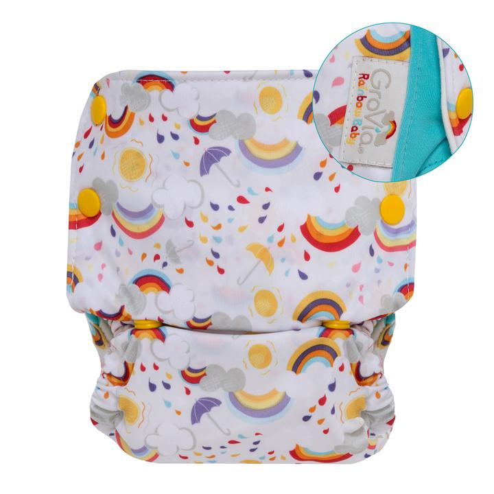 GroVia All-In-One Cloth Diaper (fits 10-35 lbs)