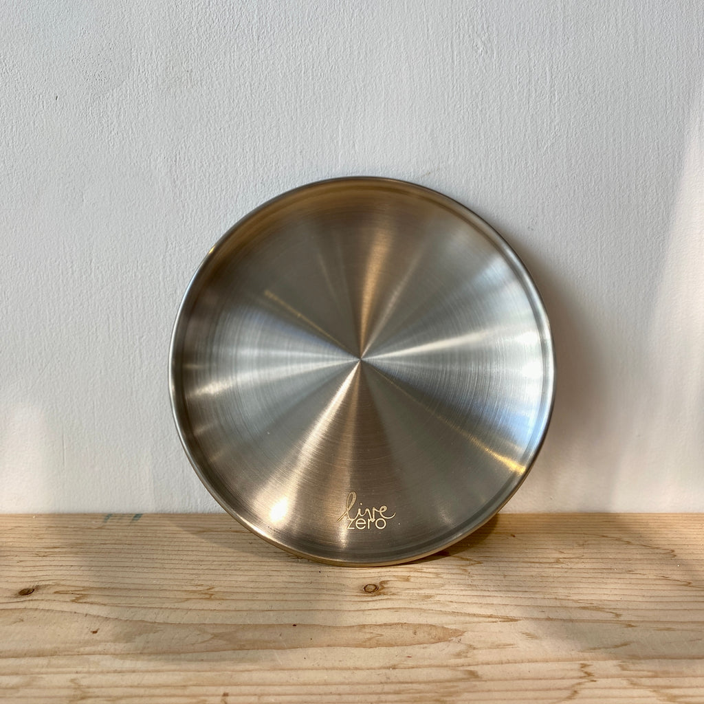 LZ Stainless Steel Party Plate 17cm