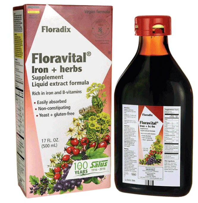 Floradix Floravital - Liquid Iron & Vitamins